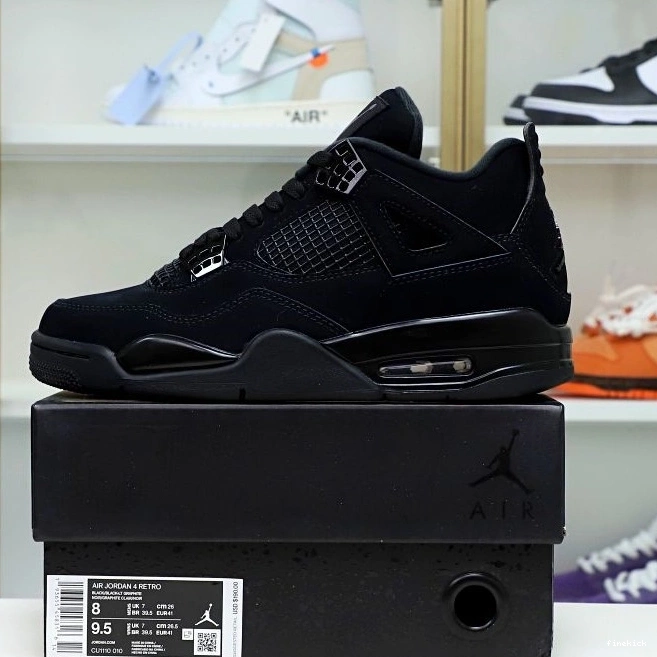 2020 JORDAN CAT' 4 'BLACK RETRO AIR 1210
